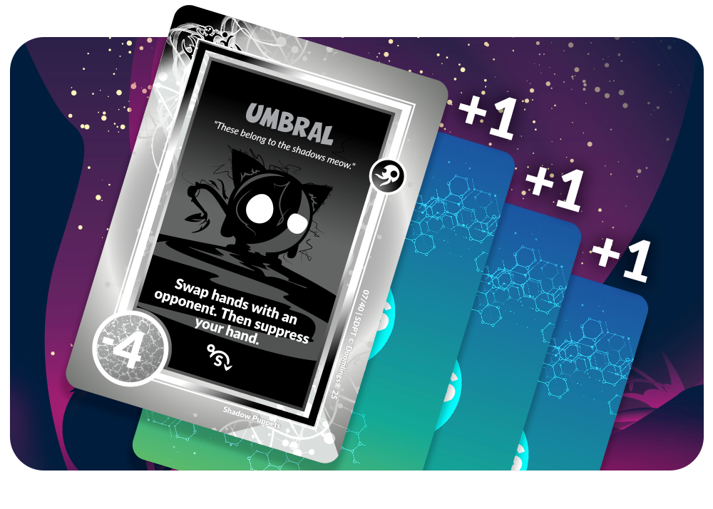 deeplings card with 3 suppressed under it