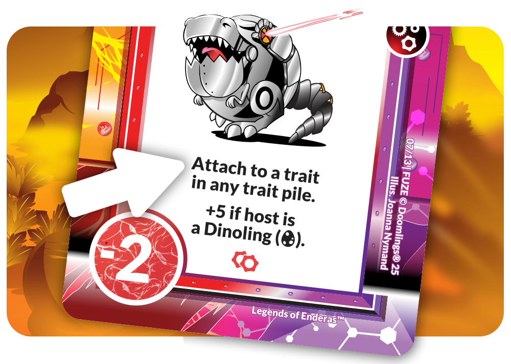 fuzeling dino that attaches