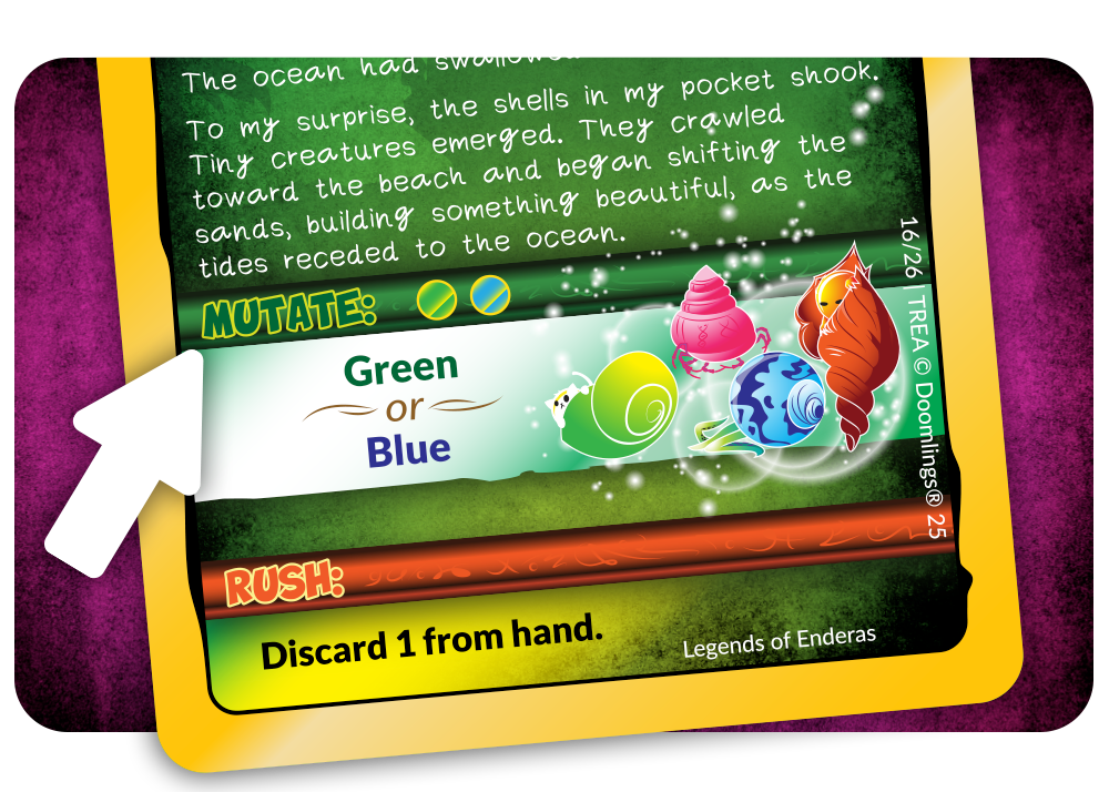 card showing mutate mechanic