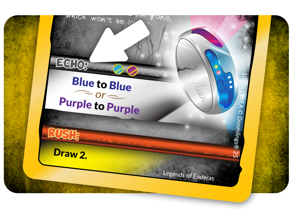 card showing echo mechanic