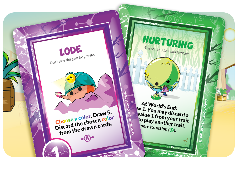 lode and nurturing cards