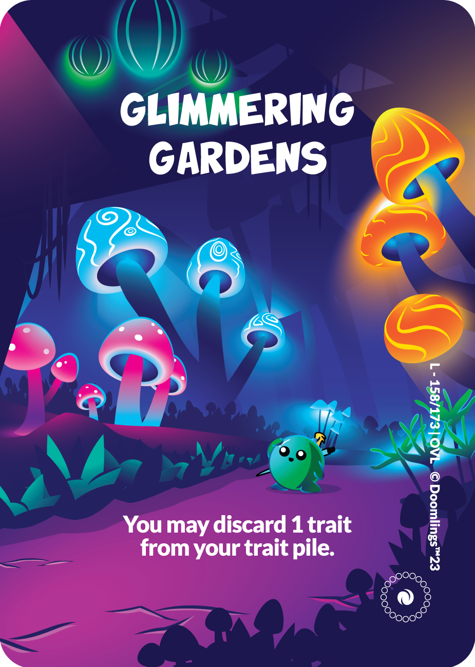 glimmering gardens you may discard 1 trait from your trait pile.