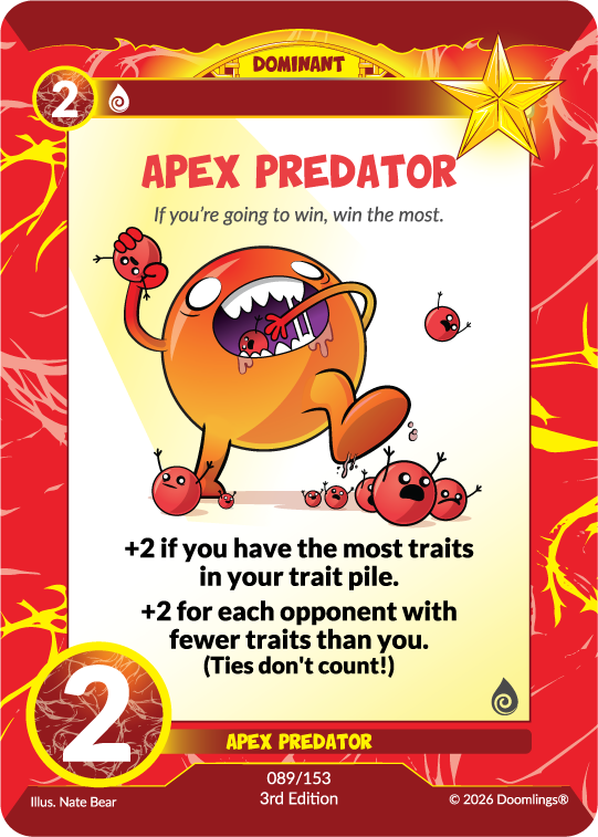 Apex predator card