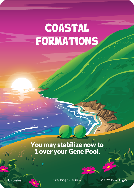 coastal formations card