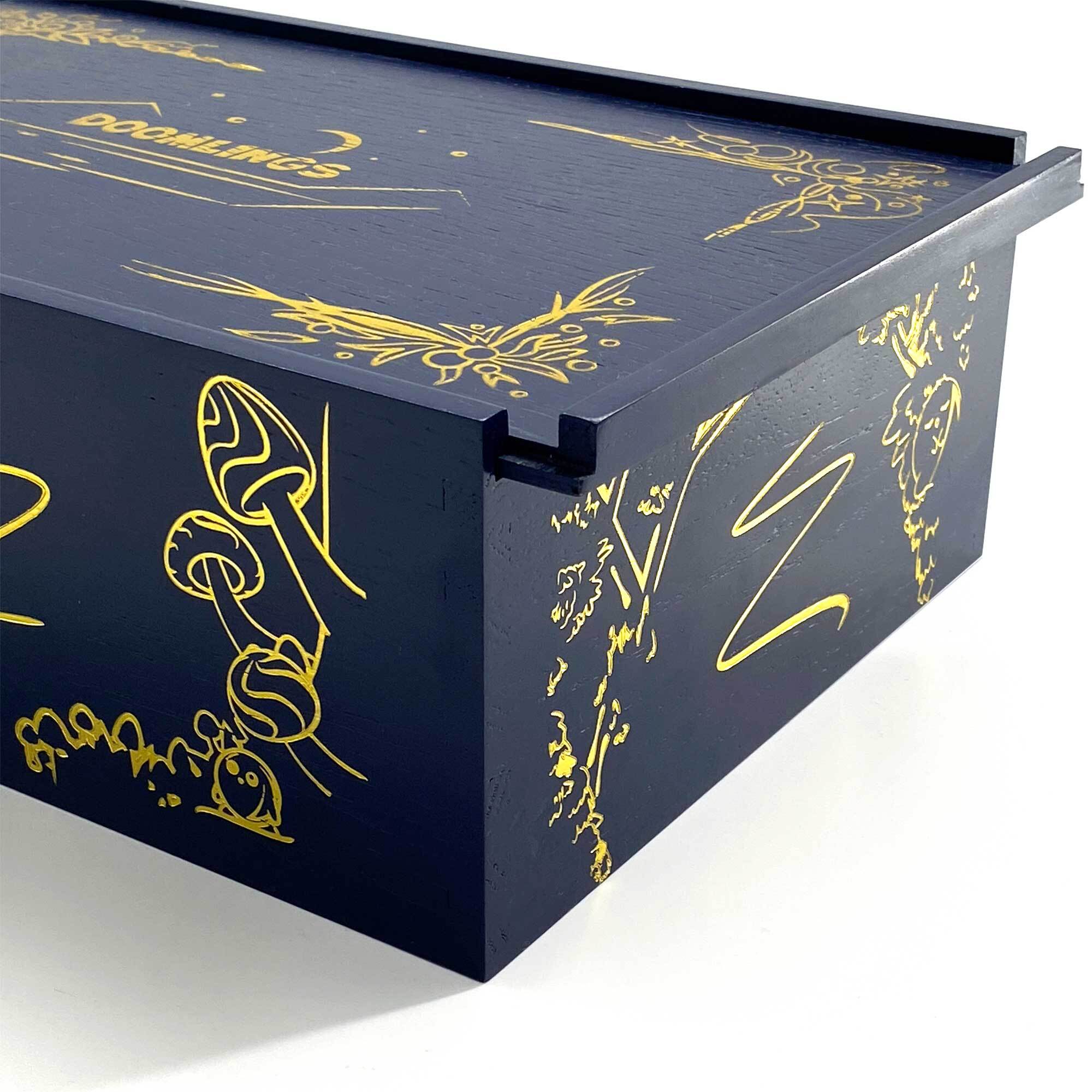 white collectors box for doomlings game