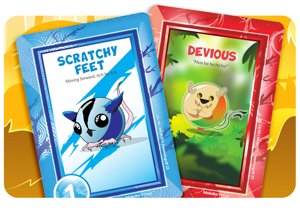 scratchy feet and devious cards