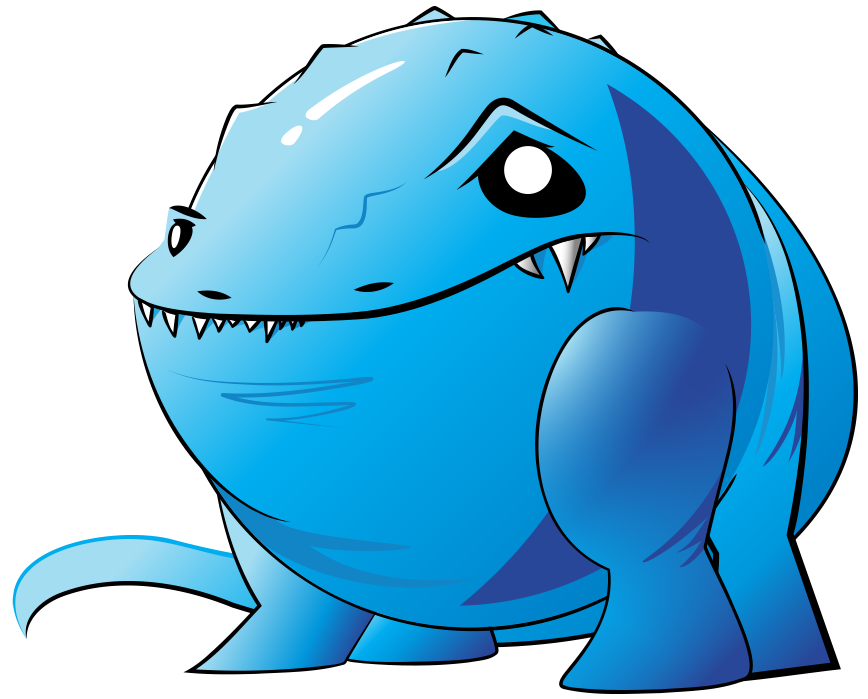 big blue dinoling