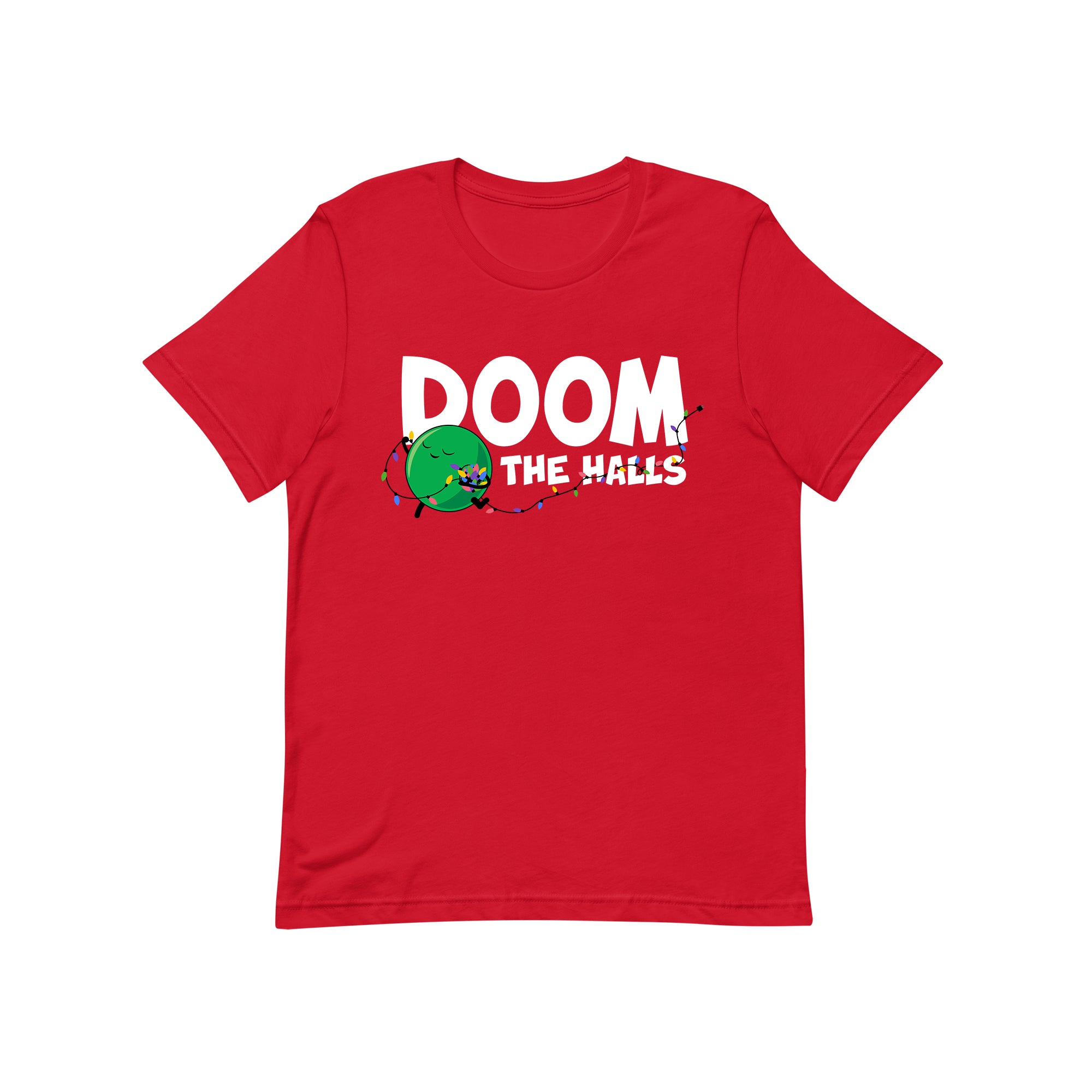 doom the halls kids tee doomlings christmas