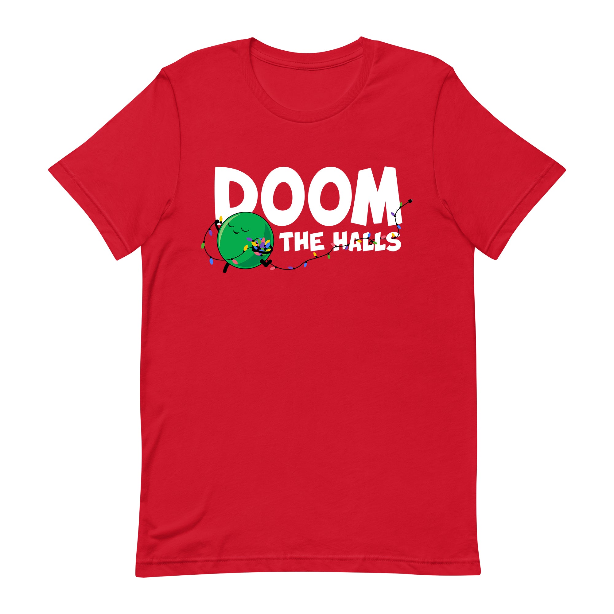 doom the halls doomling tee christmas