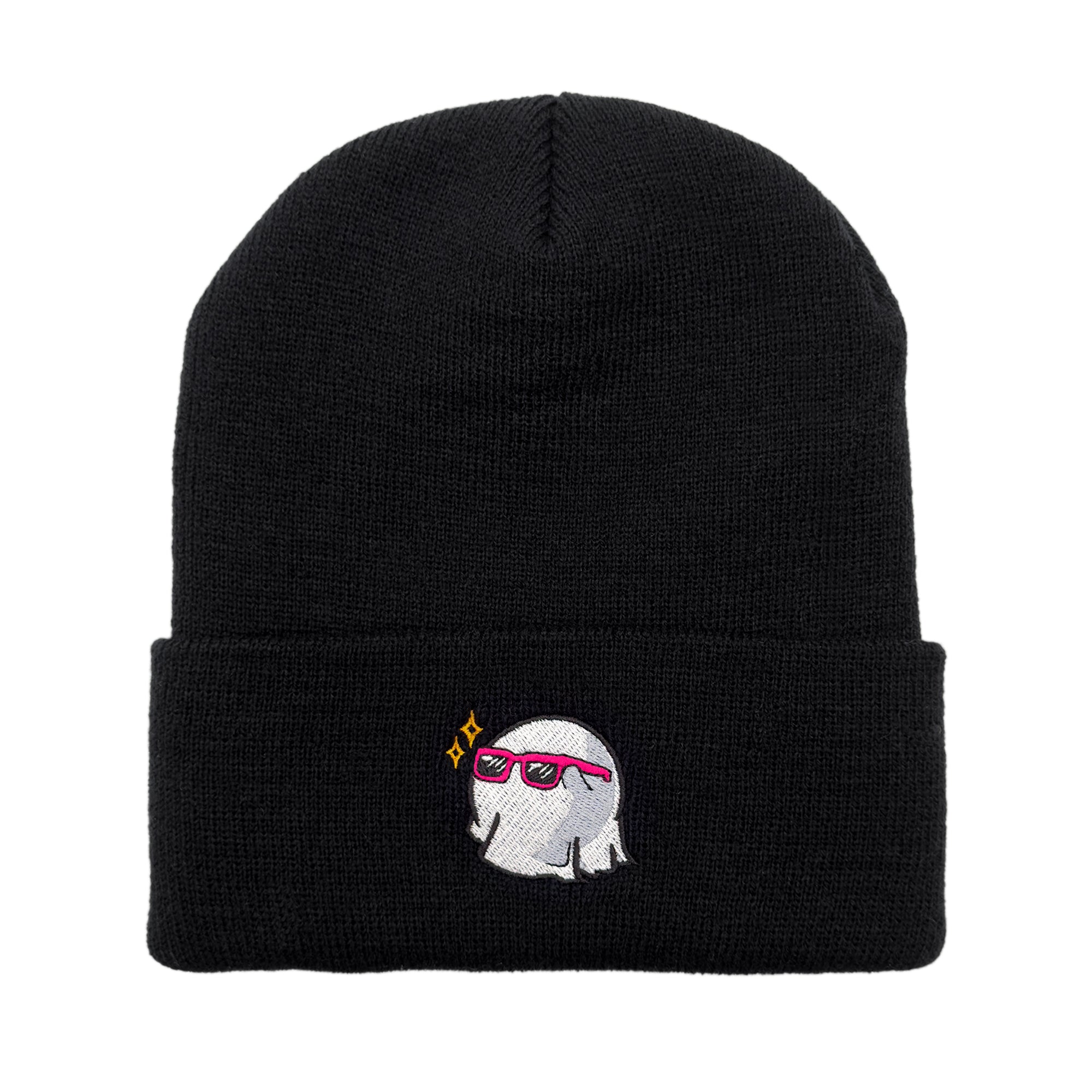 ghostly black beanie doomlings hat