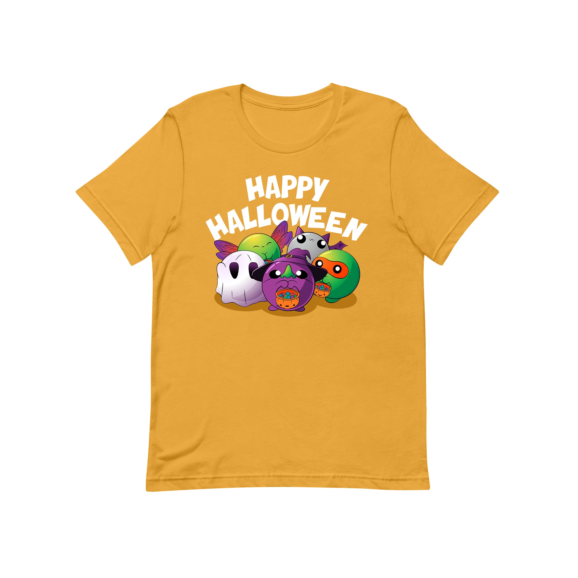 happy halloween doomlings tee on kids tshirt
