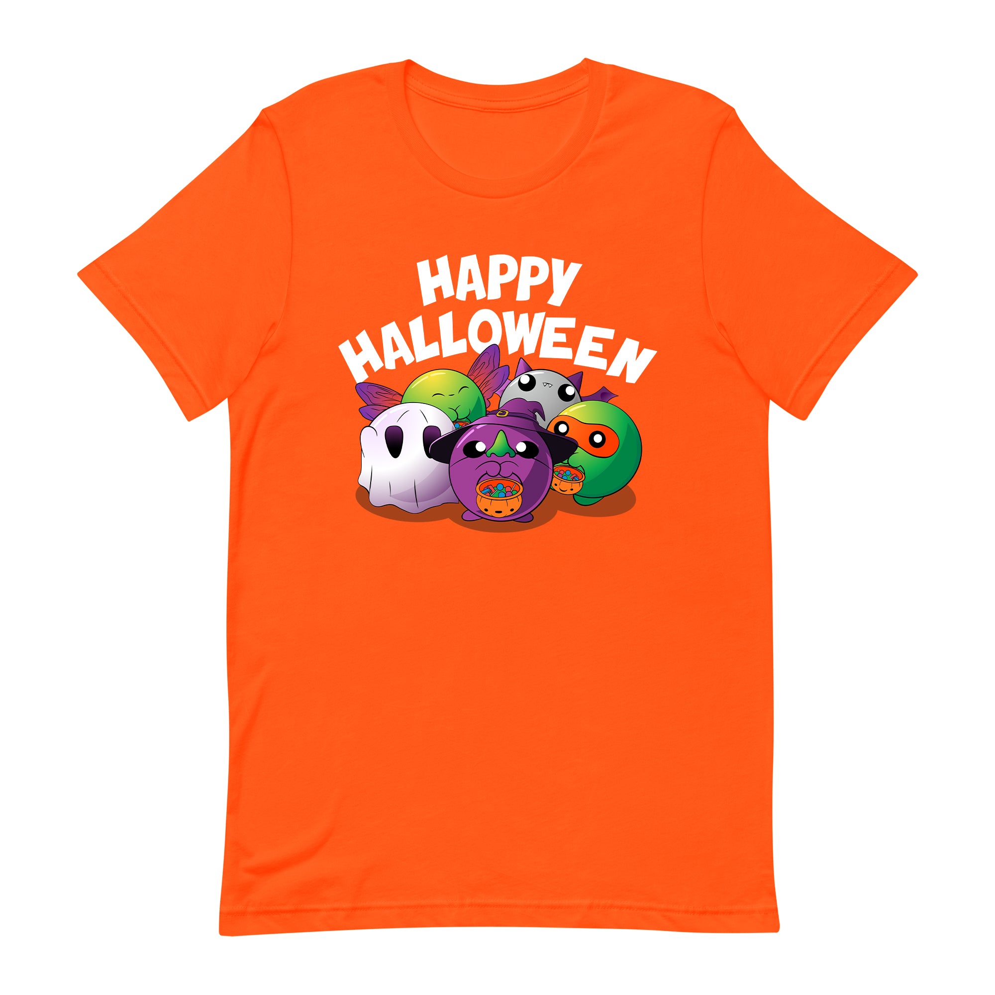 happy halloween doomlings orange tshirt