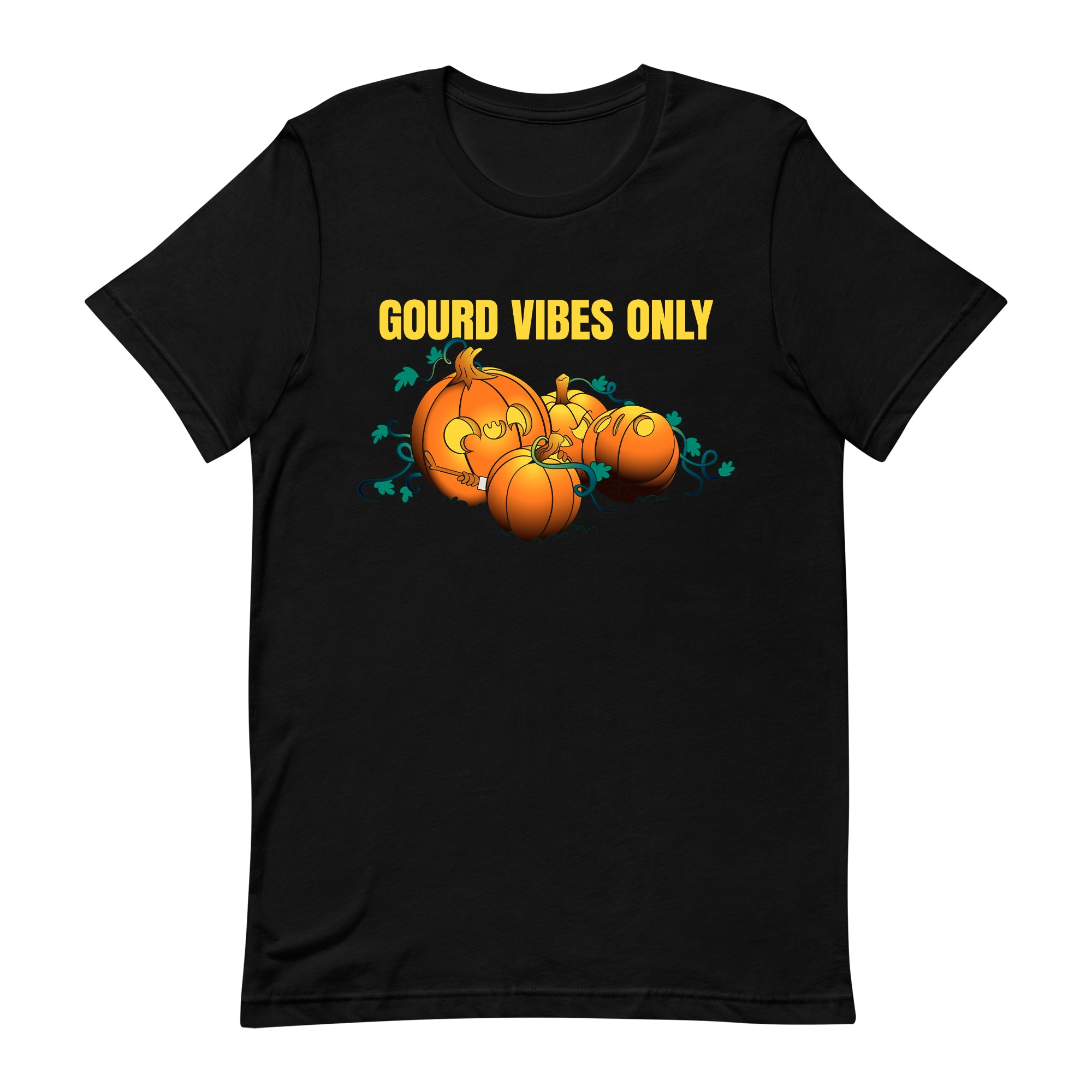 gourd vibes only tee doomlings pumpkins halloween
