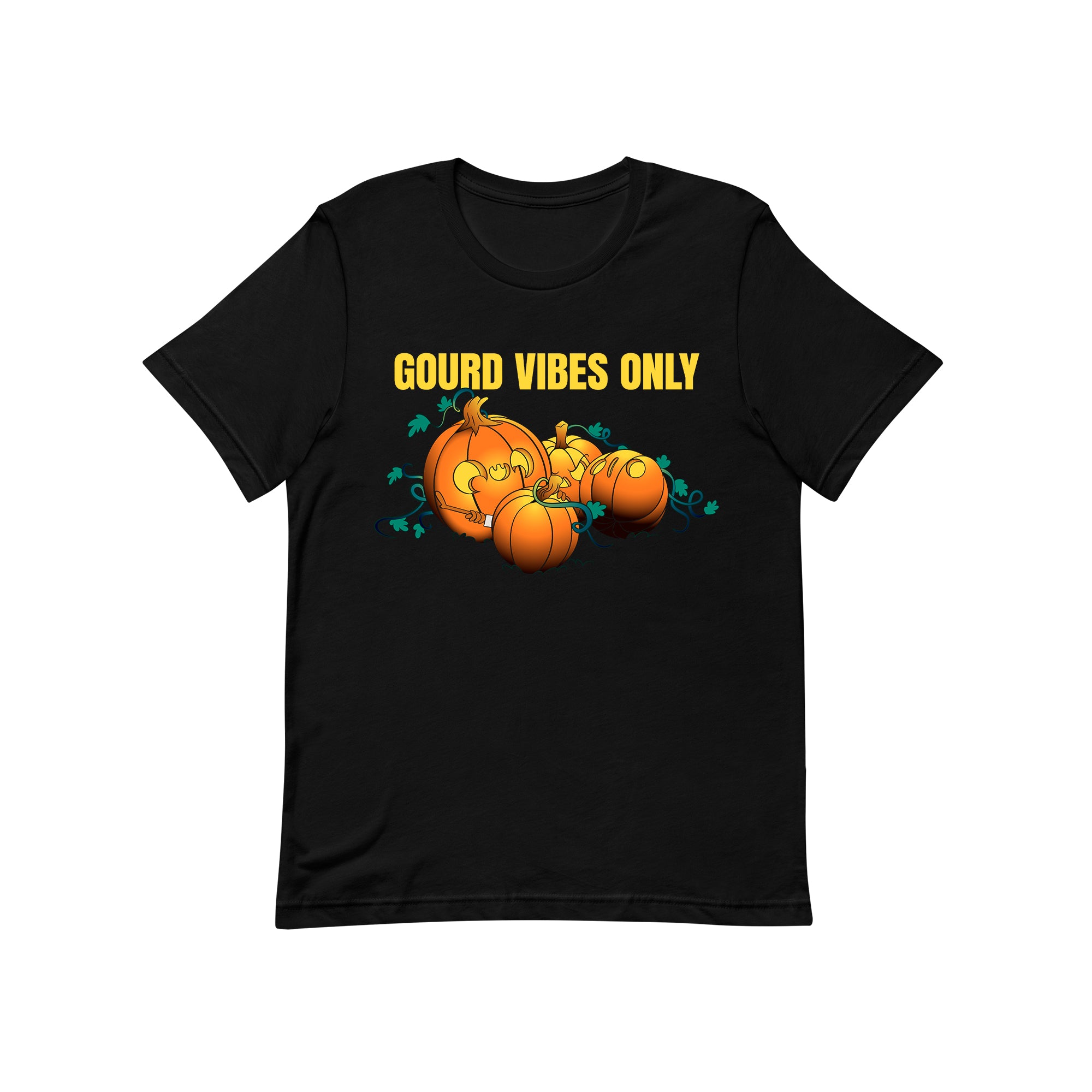 doomlings gourd vibes only tee halloween
