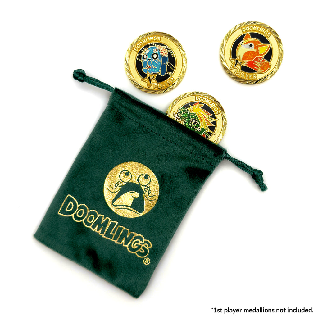 doomlings emerald collector box pouch