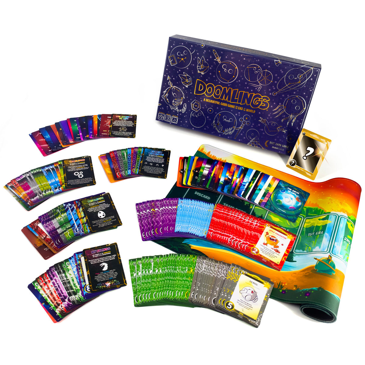 doomlings new 2026 remastered deluxe bundle with community playmat and ancient fates expansion