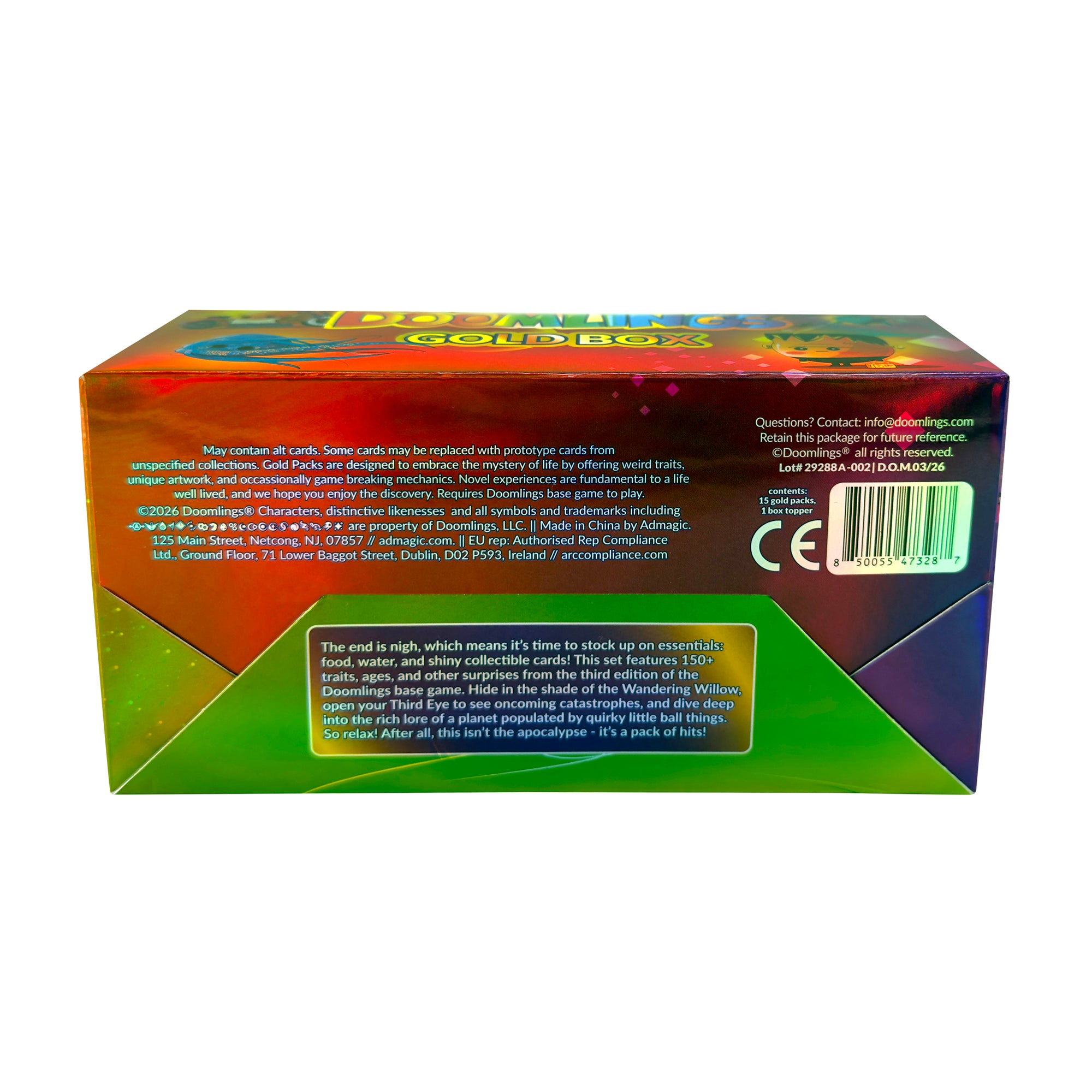 back of doomlings gold box
