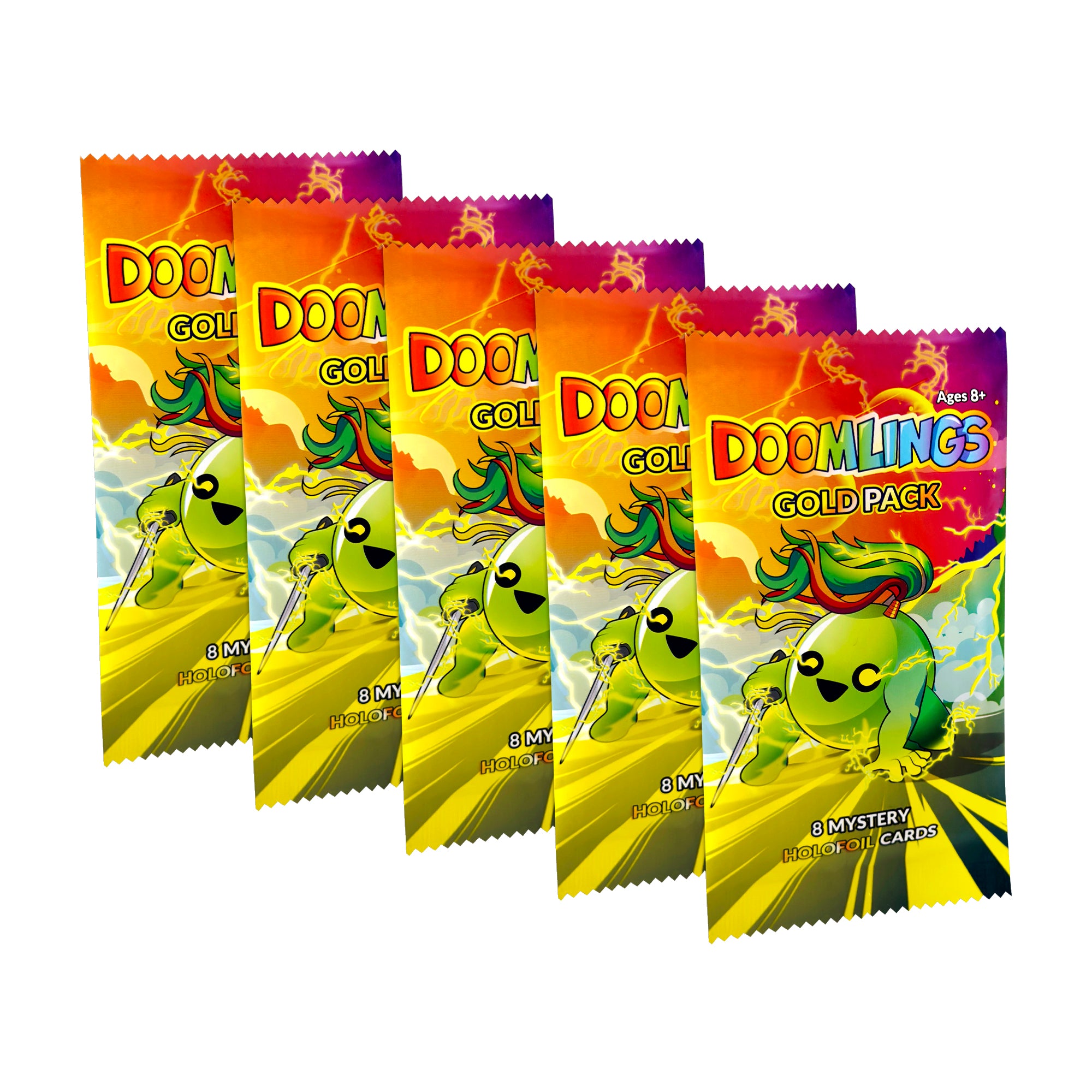 doomlings gold pack 5 packs