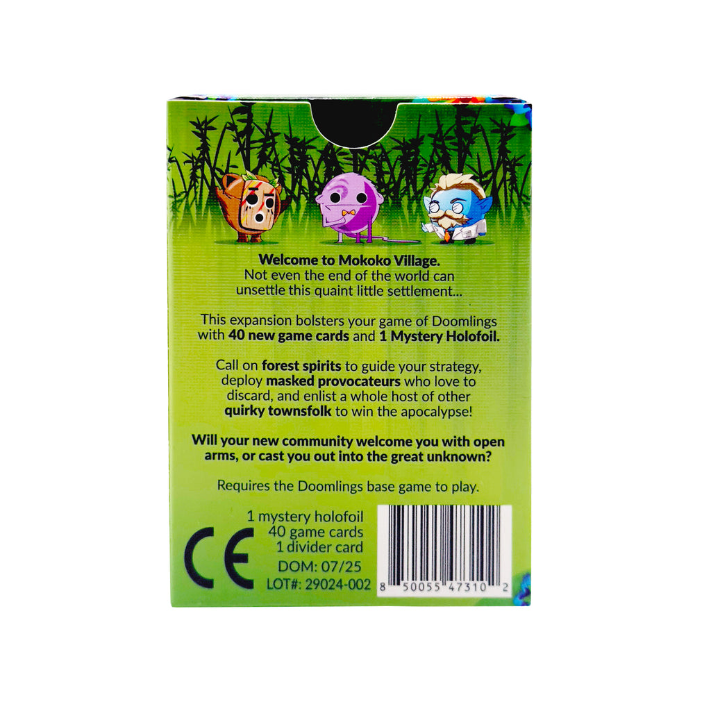 mokoko village back of box