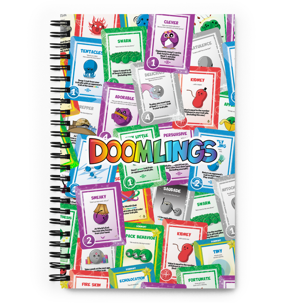 doomlings card notebook