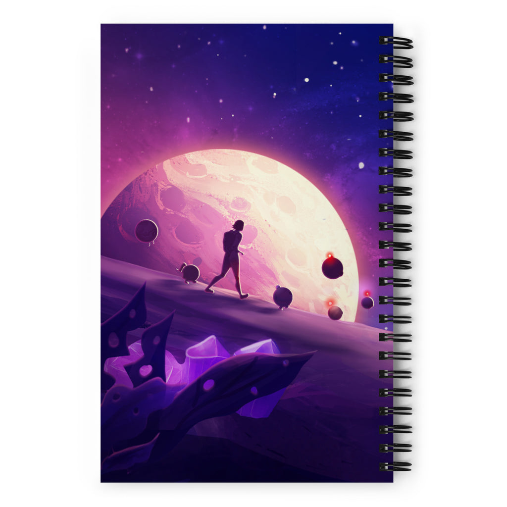 doomlings moon scene notebook
