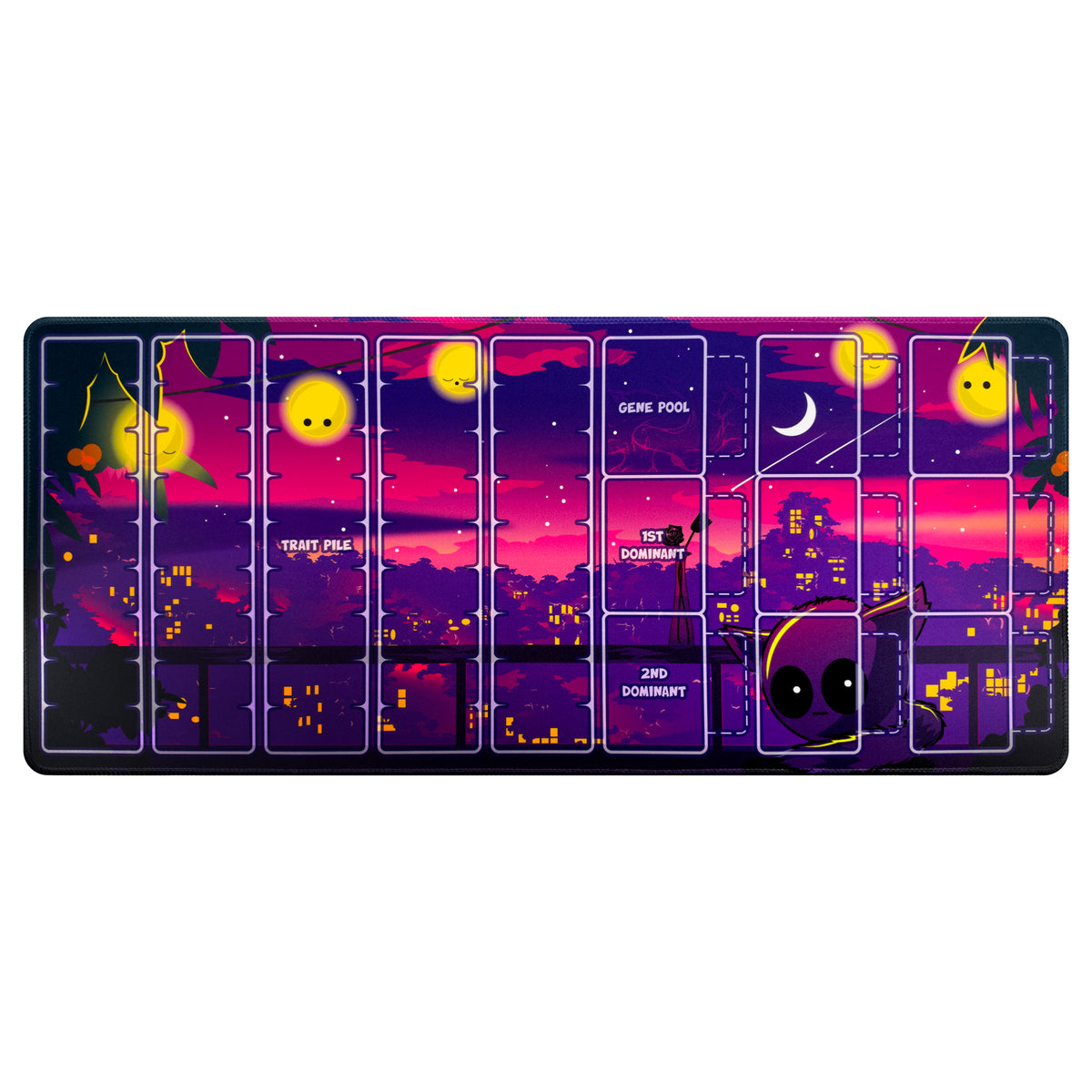 doomlings remastered playmat moon cityscape
