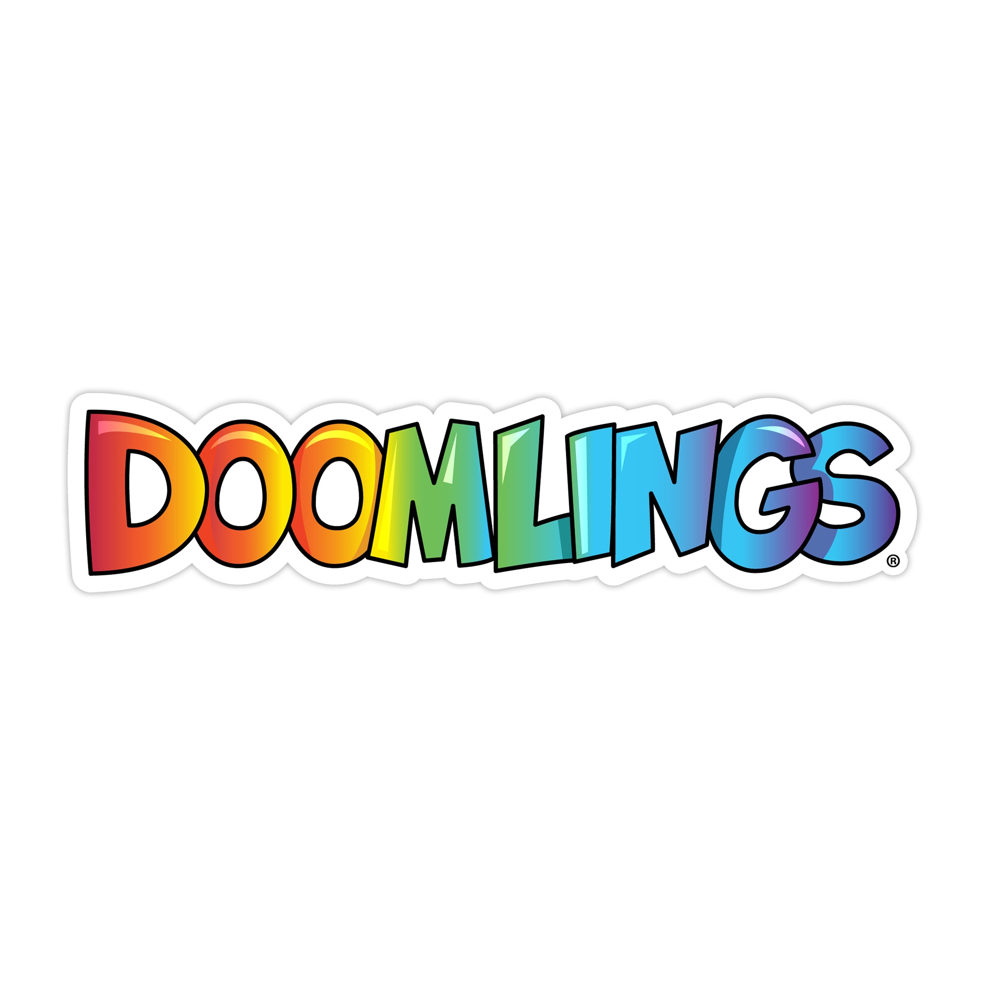 doomlings logo sticker