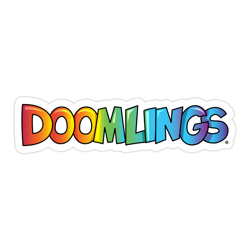 doomlings logo sticker