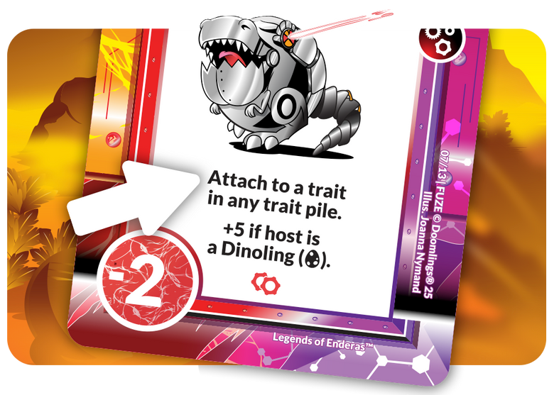 fuzeling dino that attaches