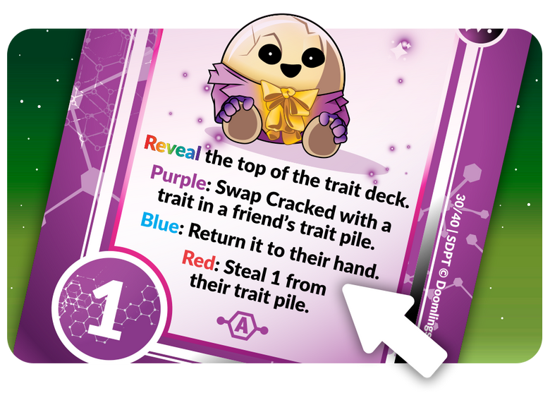 spooky glitterling card