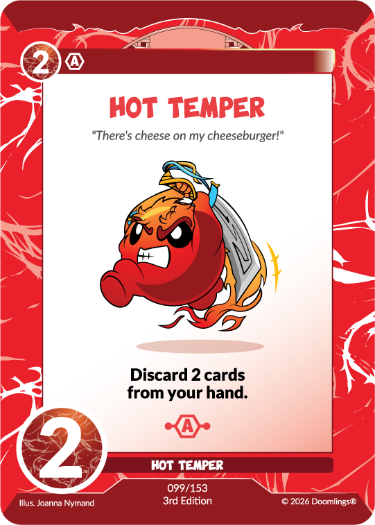 hot temper card