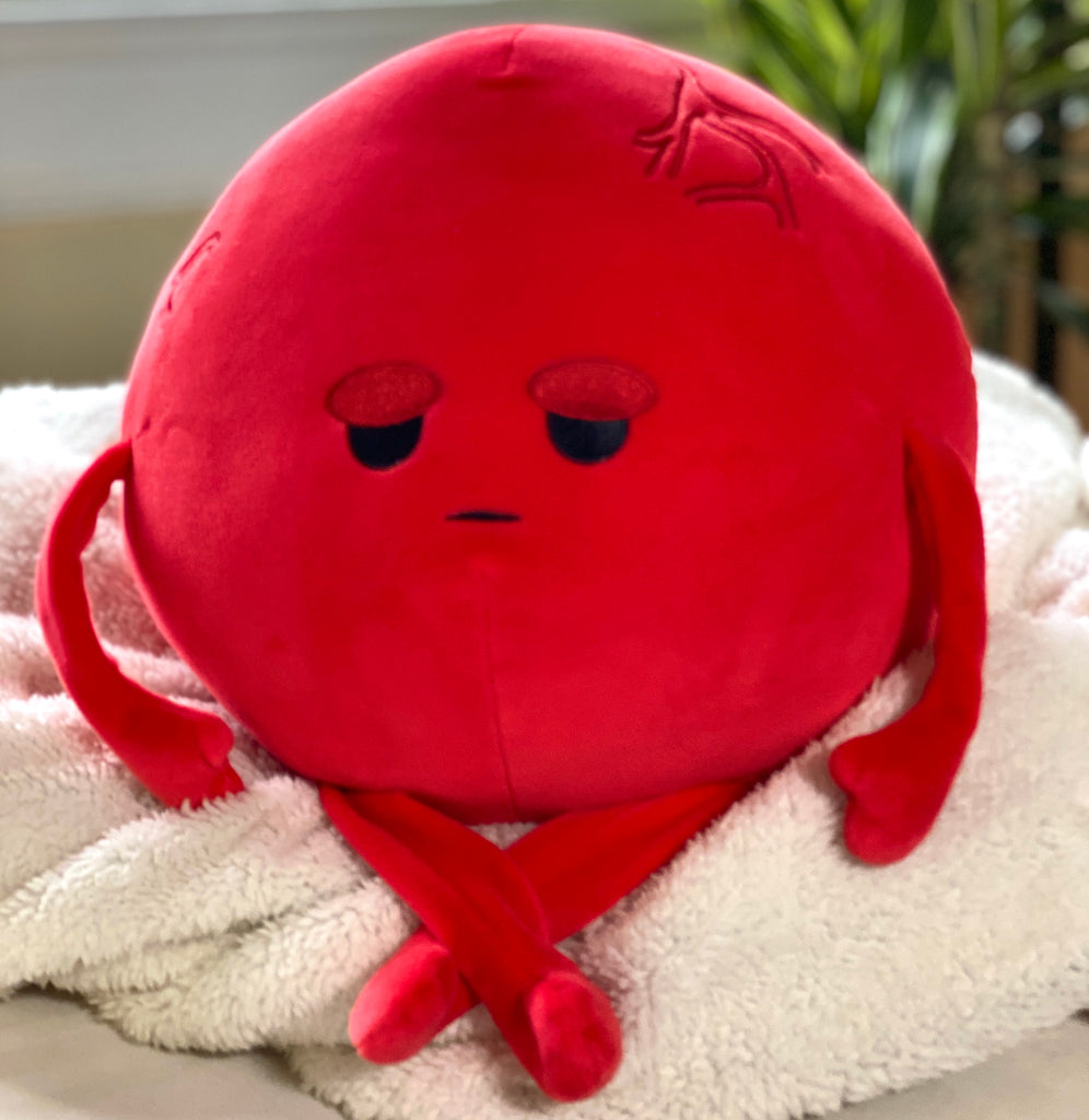 red plushie