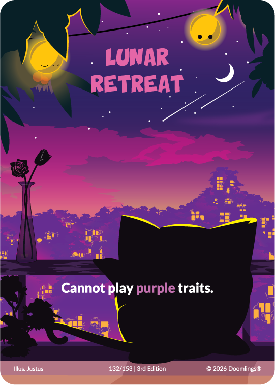 lunar retreat card