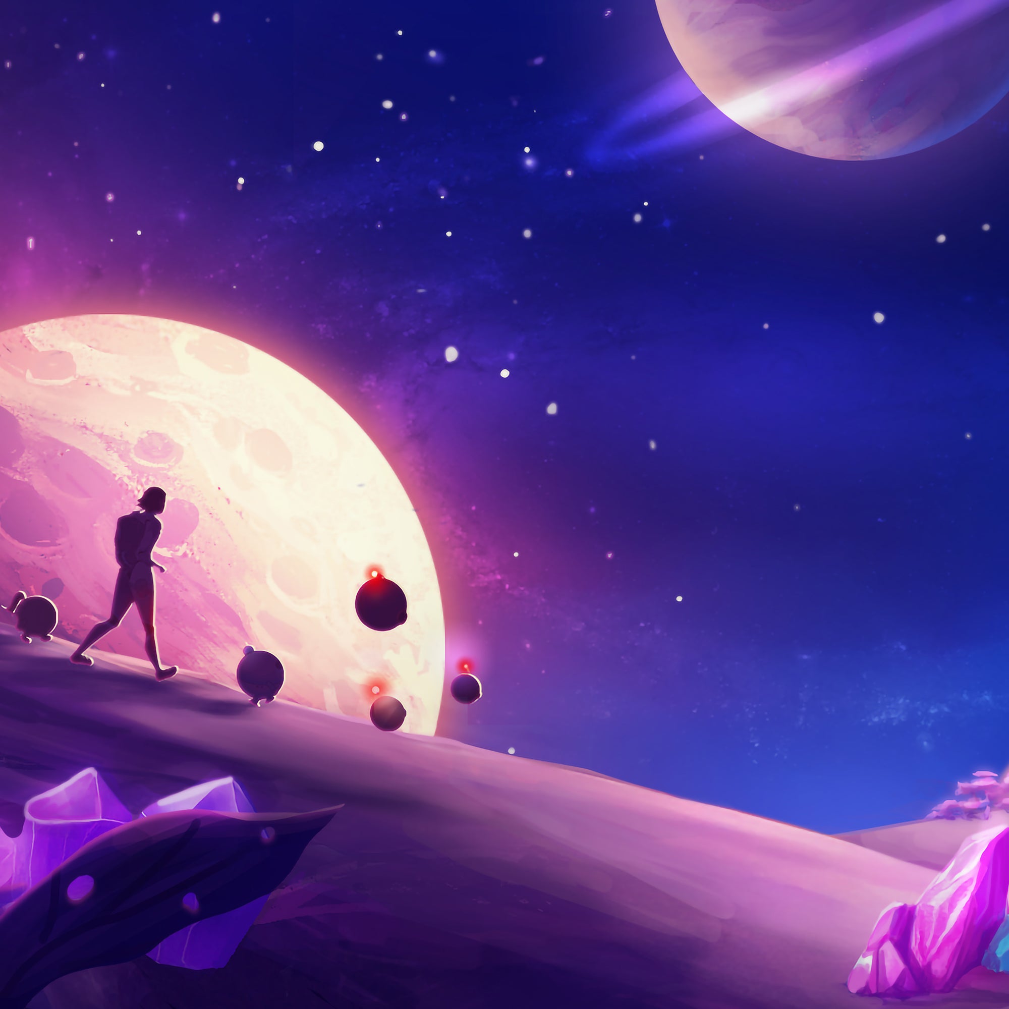 moon walk poster
