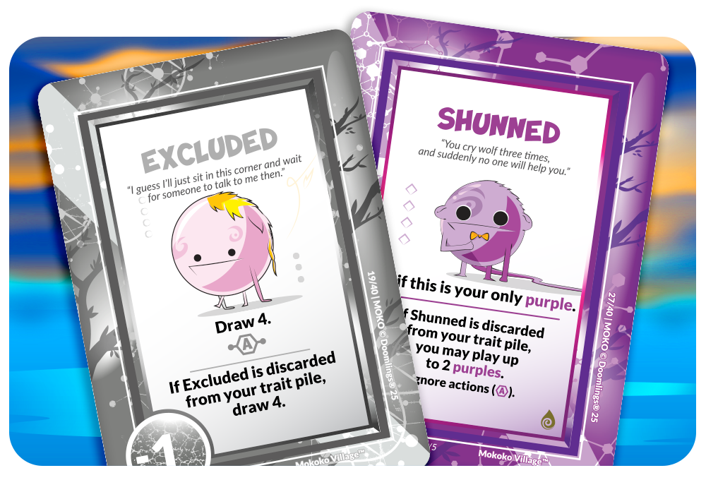 excluded and shunned doomlings cards