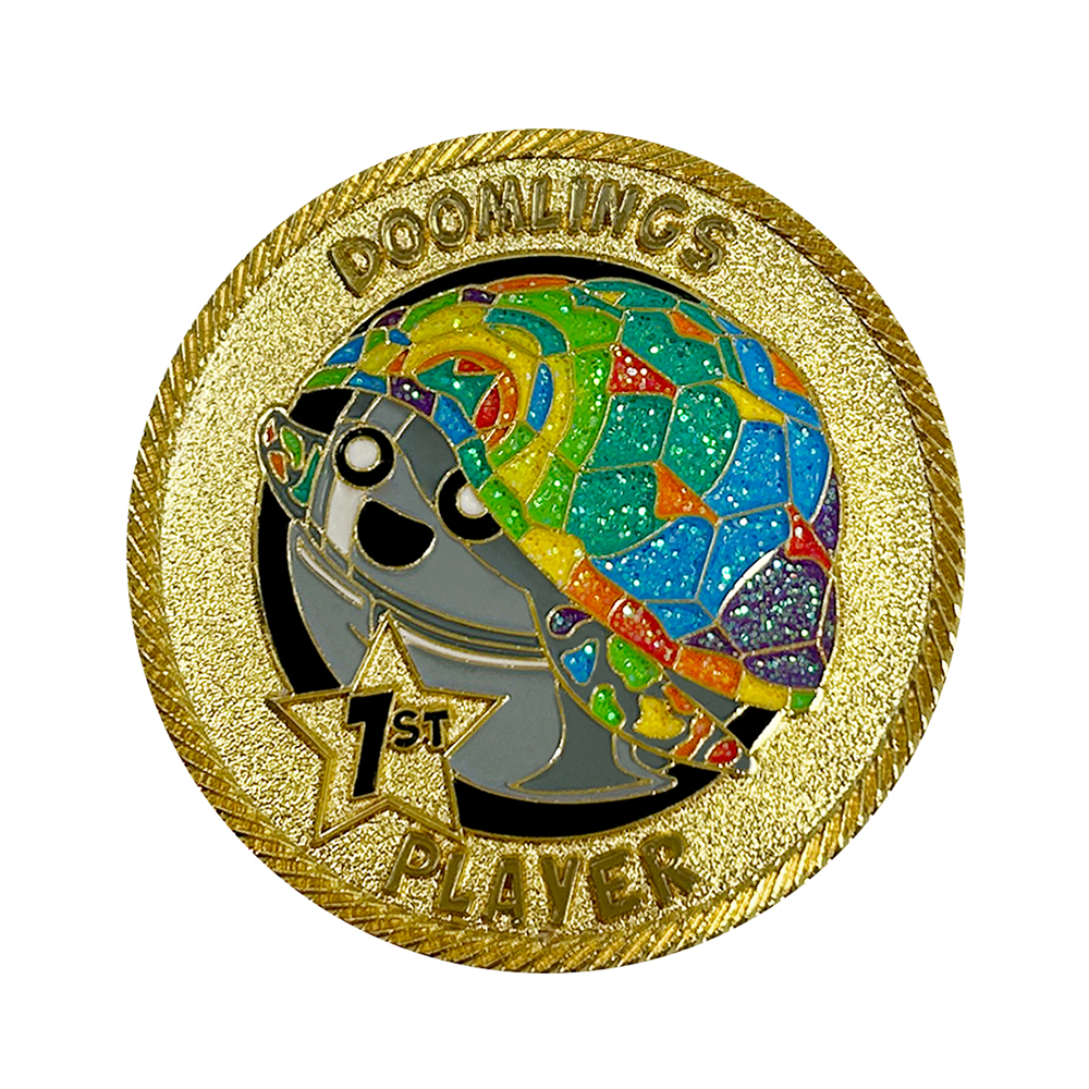rainbow scutes first player medallion