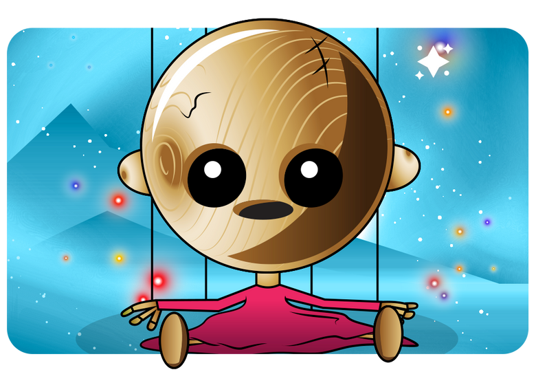 spooky doomlings doll card