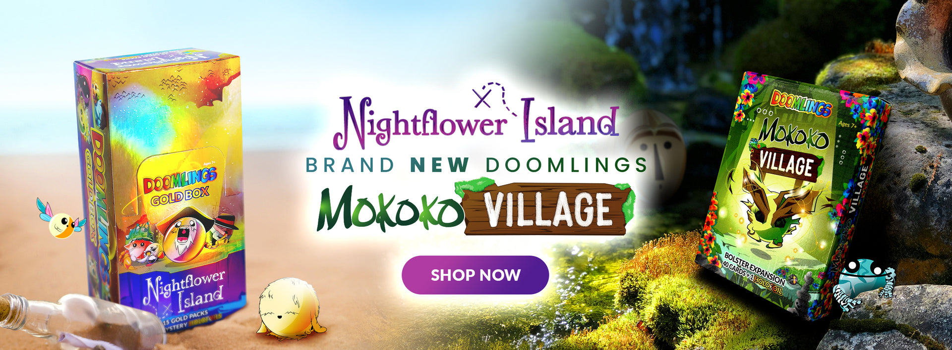 Nightflower Island - BRAND NEW DOOMLINGS - Mokoko Village - Shop Now