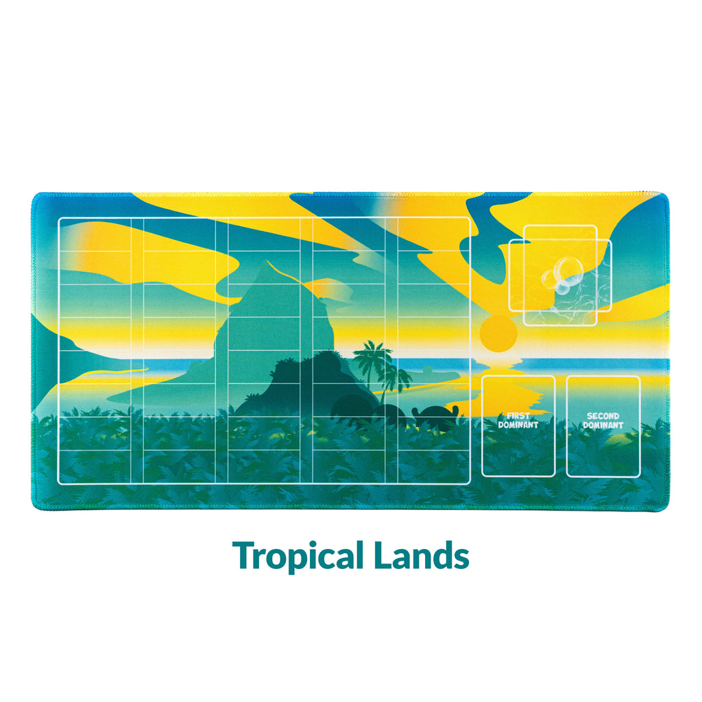 doomlings playmats - tropical lands