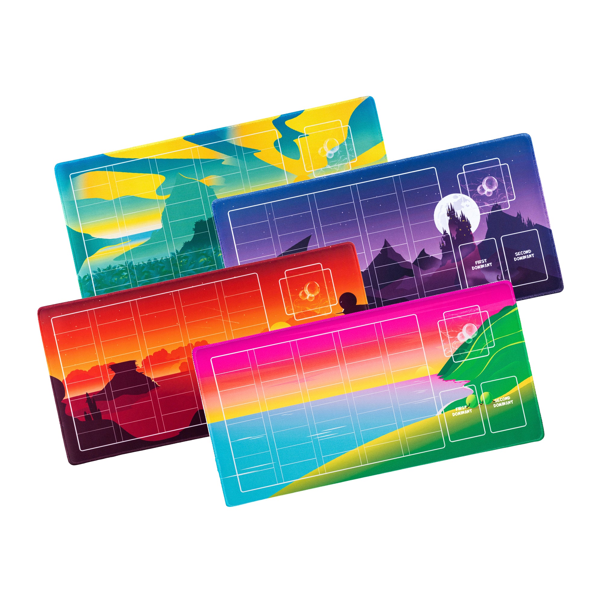 doomlings playmats - 4 pack