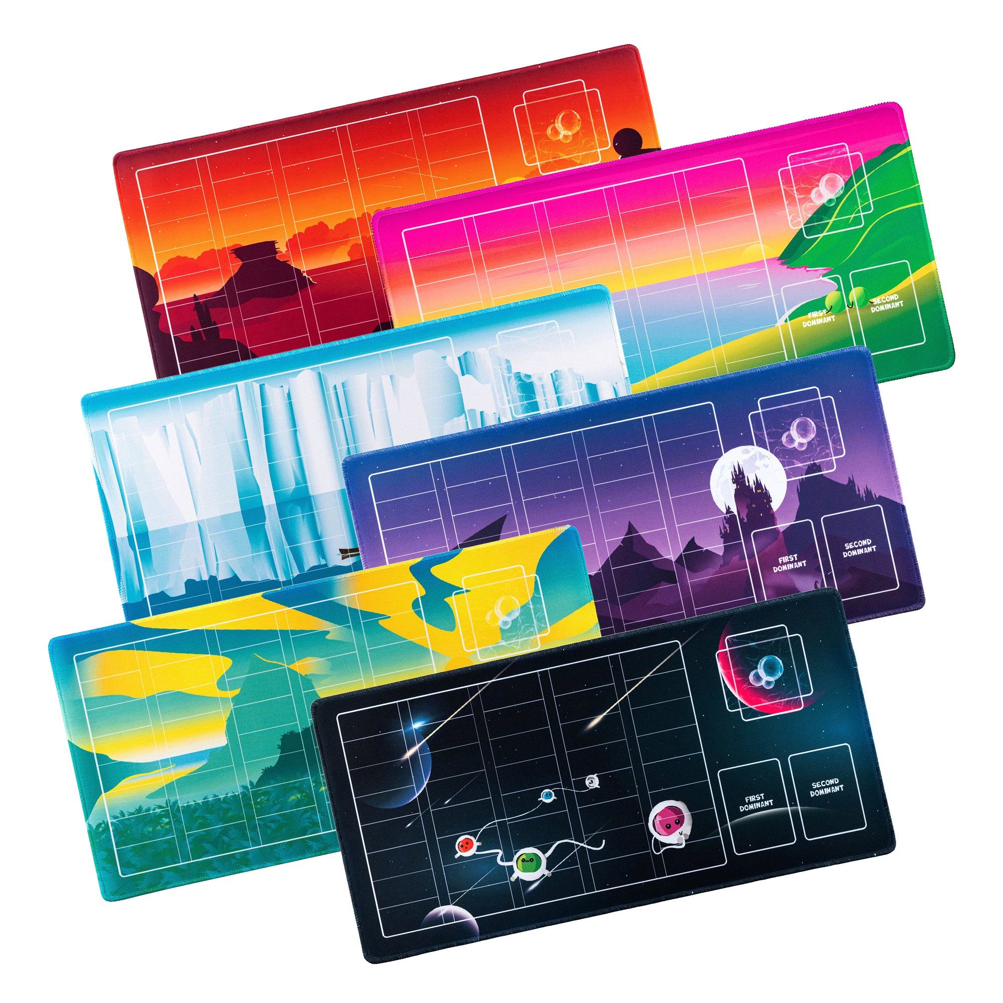 doomlings playmats - 6 pack