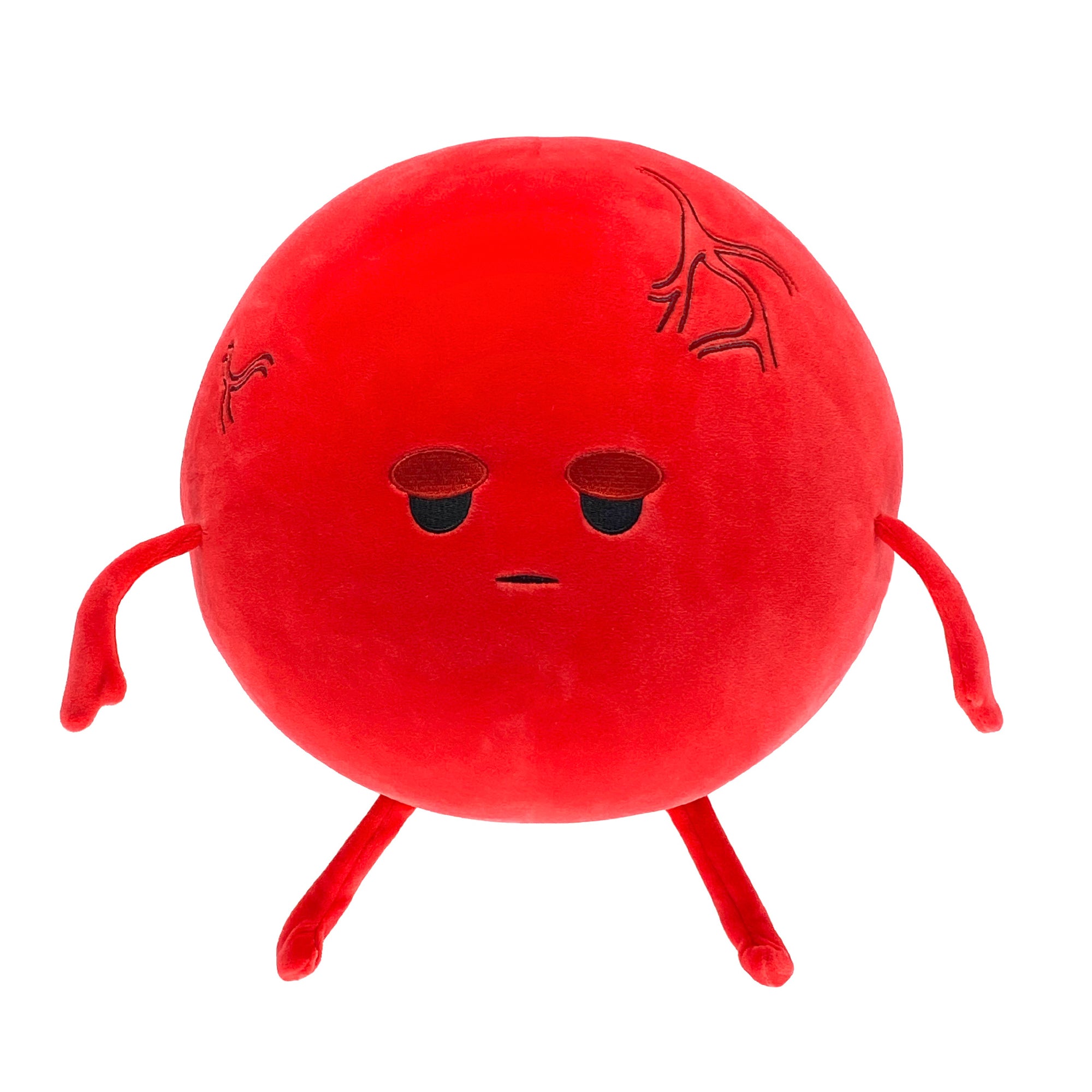 red round angry plushie willis hyperintelligence doomlings stuffed animal