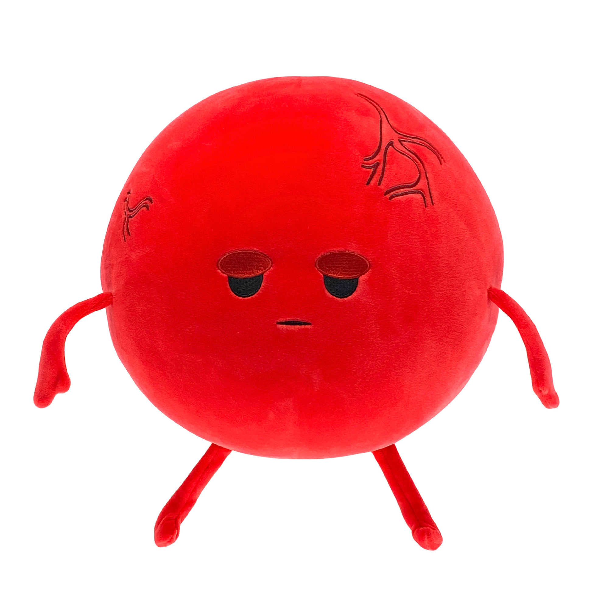 red round angry plushie willis hyperintelligence doomlings stuffed animal