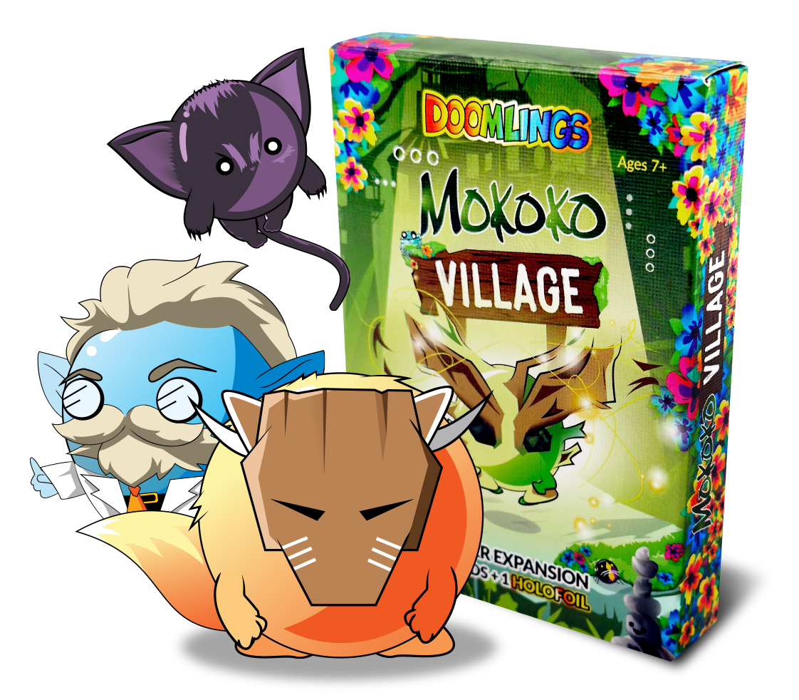 mokoko box with characters