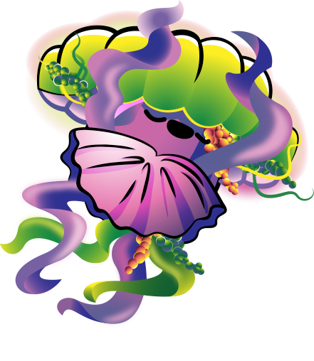 a happy jellyfish doomling