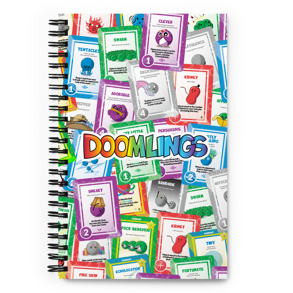 doomlings card notebook